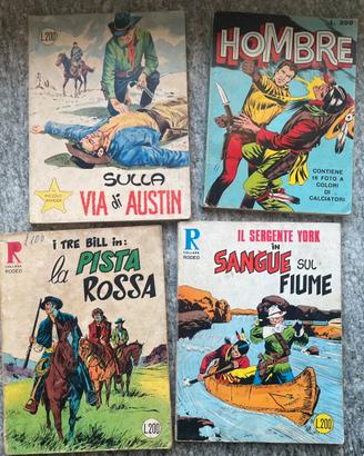 Lotto 4 fumetti anni ‘60 - Collana Rodeo + altri