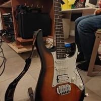 Chitarra Ibanez+ amplificatore Blackstar+ pedalino