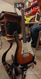 Chitarra Ibanez+ amplificatore Blackstar+ pedalino