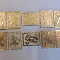 topolino Francobolli metallici 