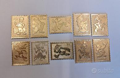 topolino Francobolli metallici 