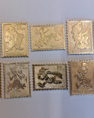 topolino Francobolli metallici 