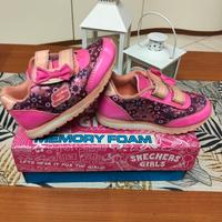 Skechers girl scarpe bambina n. 24 fucsia 