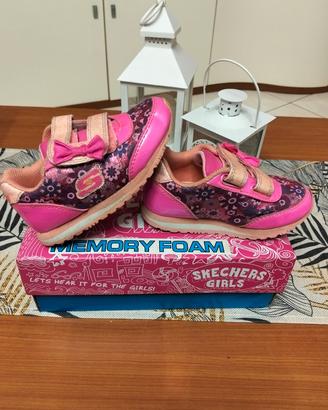 Skechers girl scarpe bambina n. 24 fucsia 