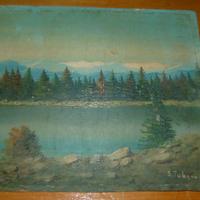 dipinto a olio S. Tubino senza titolo