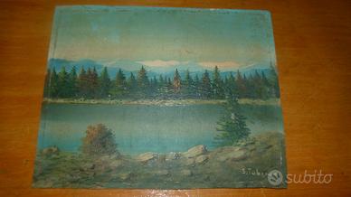 dipinto a olio S. Tubino senza titolo