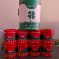 8 Bicchieri WD Lifestyle + Caraffa vetro decorati