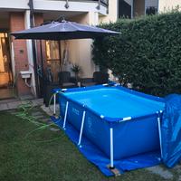 piscina esterna Intex + filtro e attrezzature 