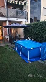 piscina esterna Intex + filtro e attrezzature 