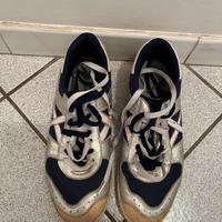 Sneakers munich blu e argento
