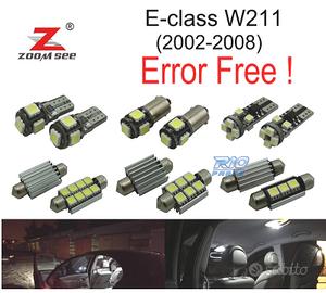 KIT 25 LAMPADE LED INTERNE MERCEDES CLASSE E W211 