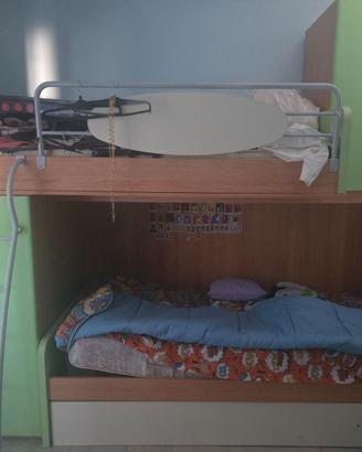Cameretta doppio letto con cassettone