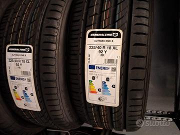 2 GOMME 225/40R18 GENERAL TIRE
