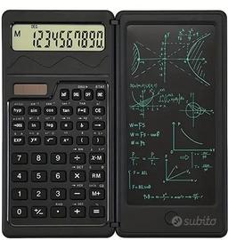 calcolatrice scentifica ad energia solare +lavagna