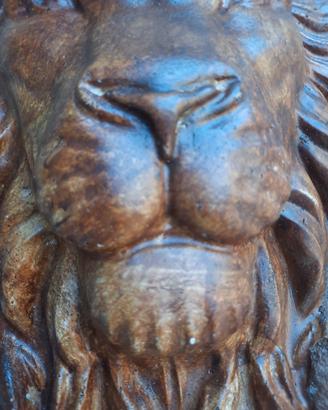 mascherone  decorativo testa di leone