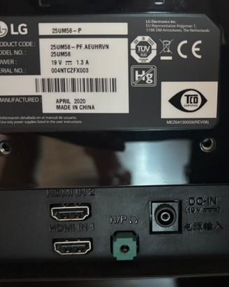 Schermo computer LG