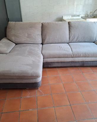 Divano letto con penisola dx