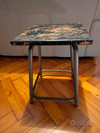 Sgabello vintage Industriale/ Scolastico 