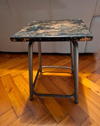 Sgabello vintage Industriale/ Scolastico 