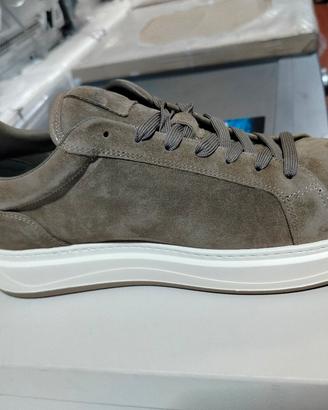 SNEAKER Woolrich "NARROW" IN PELLE SCAMOSCIATA

