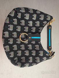Borsa Spalla Braccialini Hobo Tessuto Jacquard
