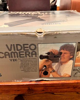 Videocamera VINTAGE PHILIPS V100 da collezione