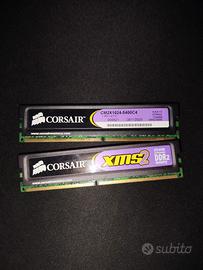 Kit RAM Corsair XMS2 DDR2 2GB (2x1GB) 675MHz CL4 –