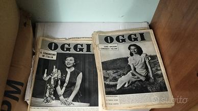 Riviste Oggi anni 50 e topolino D oro