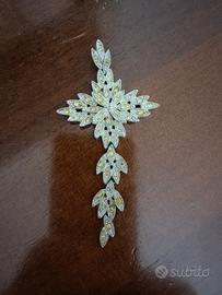croce in argento e acciaio 