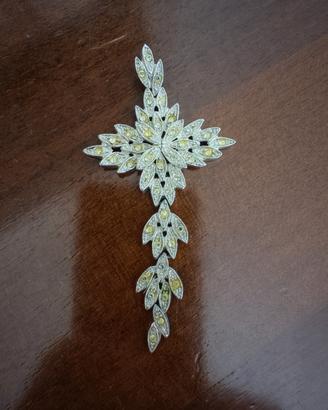 croce in argento e acciaio 