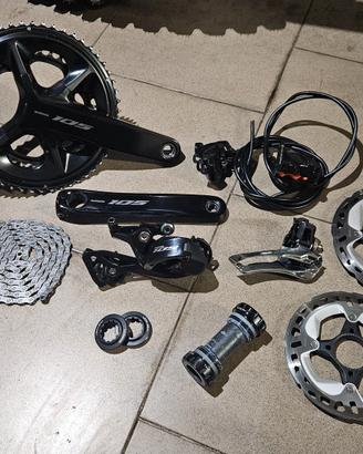 Gruppo shimano 105 meccanico 12v