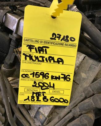 MOTORE COMPLETO FIAT Multipla 2° Serie 182B6000 1
