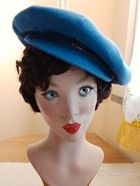 Cappello berretto 8 spicchi Newsboy 100% pura lana