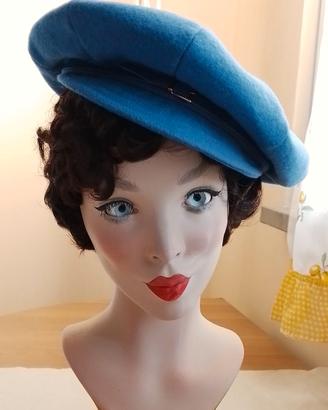 Cappello berretto 8 spicchi Newsboy 100% pura lana