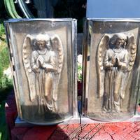 portafiori in bronzo 