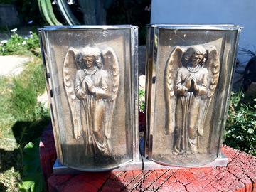 portafiori in bronzo 