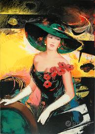 Serigrafia materica di Ezio Farinelli