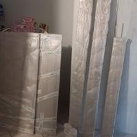 Involucro letto mezza piazza mai usato + materasso