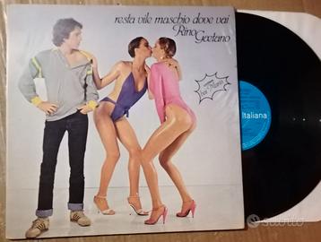 RINO GAETANO RESTA VILE MASCHIO VINILE LP MISPRINT