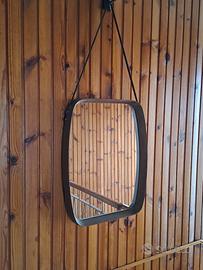 Specchio in teak , anni '60

