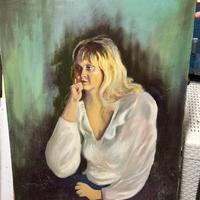 Dipinto a olio - Ritratto donna