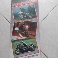 Depliant originale Kawasaki '86