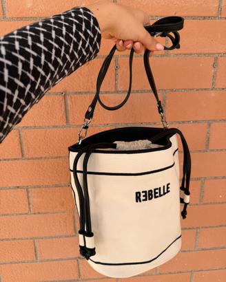 Rebelle Becky Canvas Borsa a secchiello
