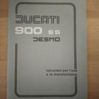 Ducati 900 SS Desmo libretto uso e manutenzione 