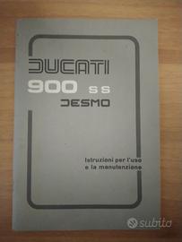 Ducati 900 SS Desmo libretto uso e manutenzione 