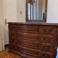 Como con 2 comodini in legno massello