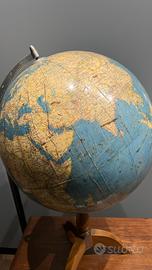 Globo terrestre Vintage anni 50
