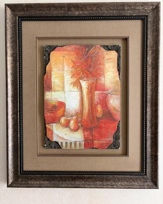 Quadro da cucina ( misure  66 per  55 ) con corne