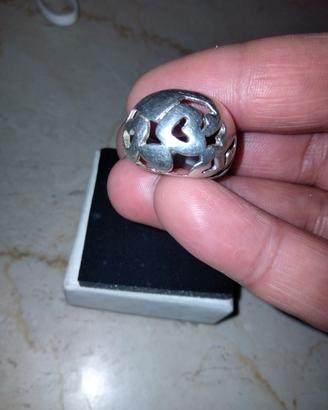 Anello cuori argento 925