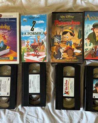 VHS  originali 6 pezzi